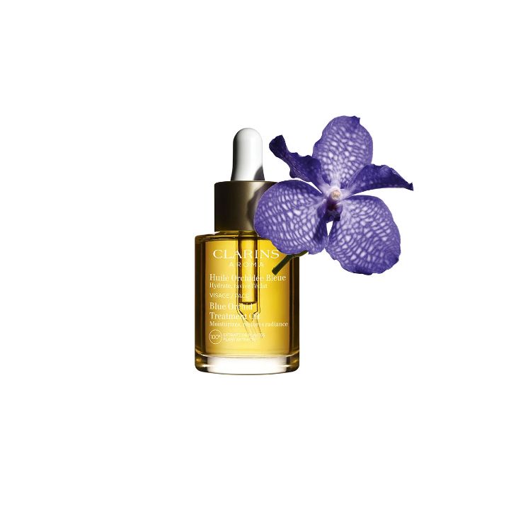 Oli de tractament facial d'orquídies blaves